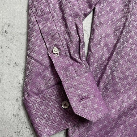 Robert Graham‎ Mens Sz M Knowledge Wisdom Truth Long Sleeve Shirt Flip Cuffs - Picture 3 of 10